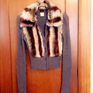 Faux fur jacket
